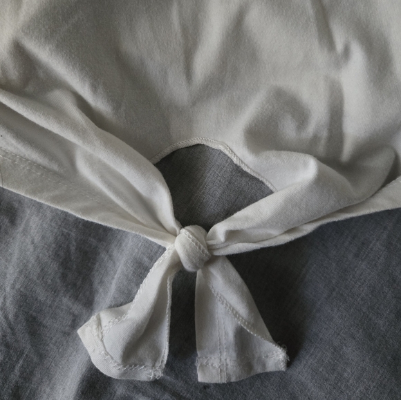 Women's Maybe Later Panda T-Shirt, Cropped Size M Used - Picture 5 of 6